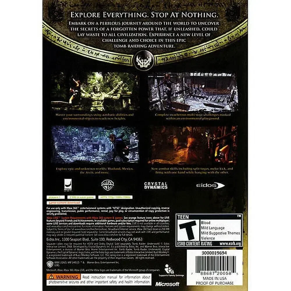 Tomb Raider: Underworld (Microsoft Xbox 360, 2008) - VideoGames